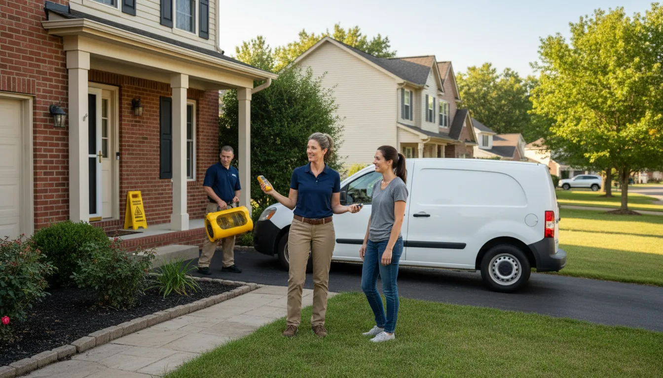 Water restoration image for Flood Water Cleanup, Removal And Restoration Services in Prairie Du Sac, WI
